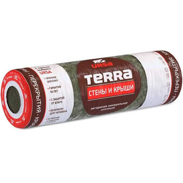 Утеплитель Урса Terra стены и крыши 150х1220х4000